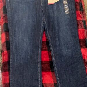 Levi's 525 Dark Blue Straight Leg Women's Jeans